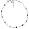 Pulsera rosario de plata 2