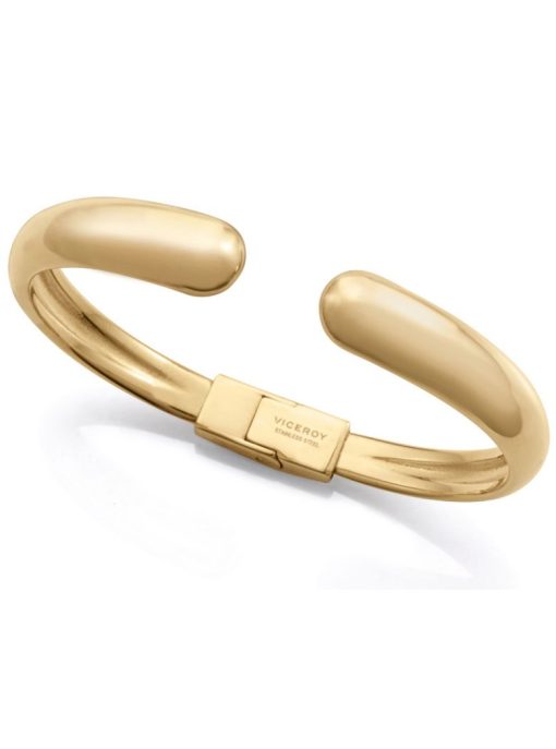 Pulsera rígida dorada Viceroy