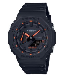 Gshock negro naranja