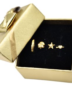 Alternative view of Pack pendientes dorados