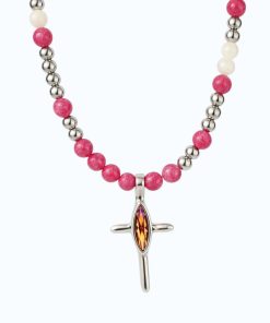 Collar luz rosa
