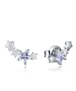 Pendientes estrellas circonita